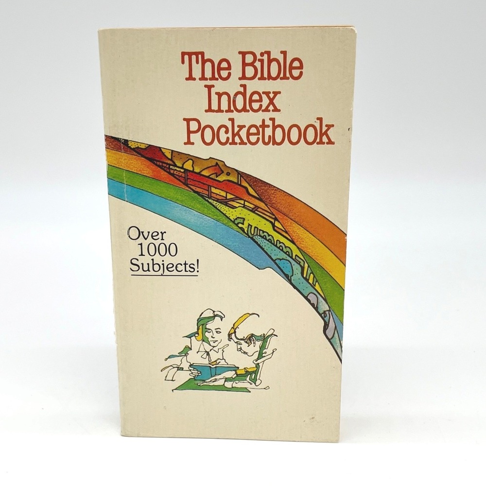 The Bible Index Pocketbook Harold Shaw Bible Study Reference 1000 Subjects